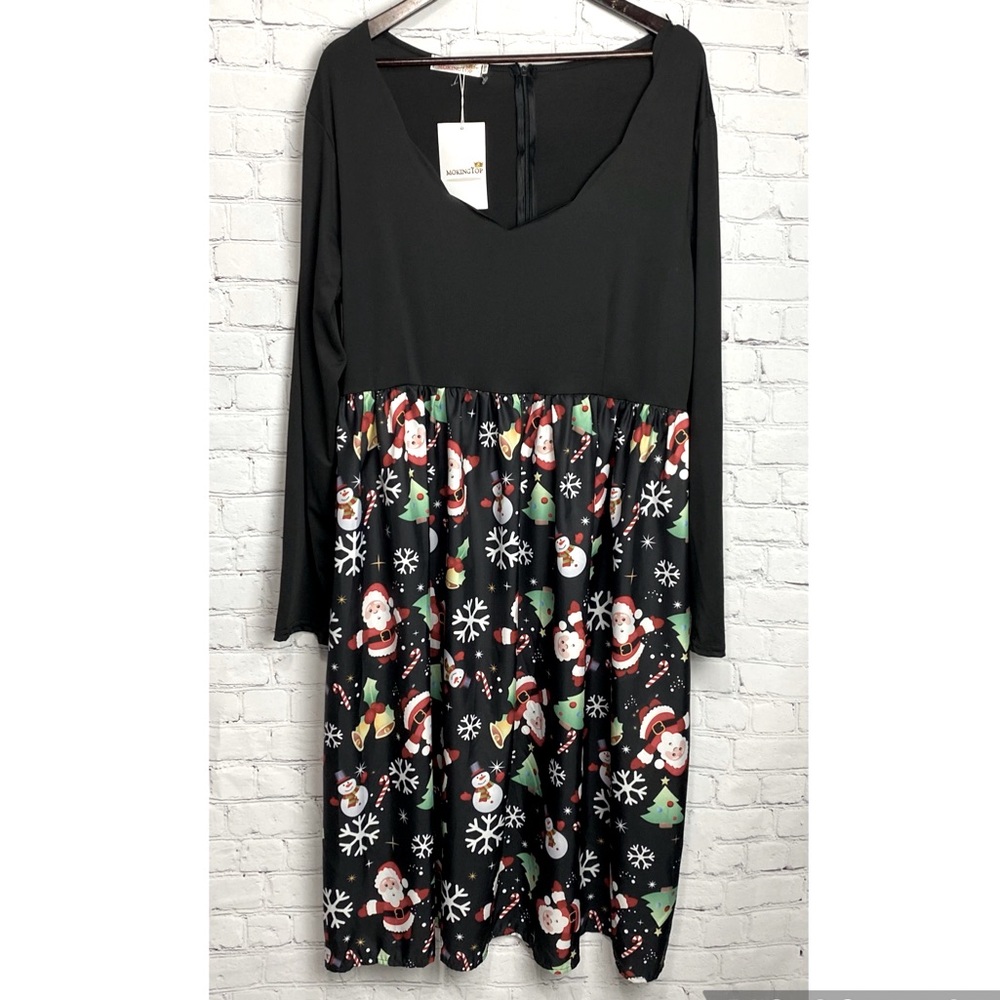 MokingTop Santa Christmas Dress XXXL NWT